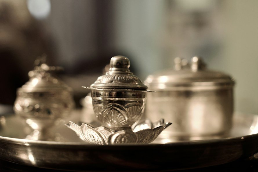 Traditional silver jewellery